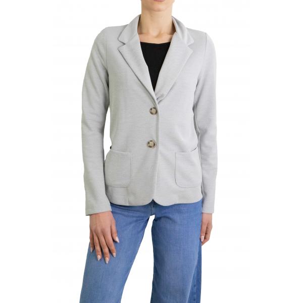 Giacca con bottoni sale e pepe